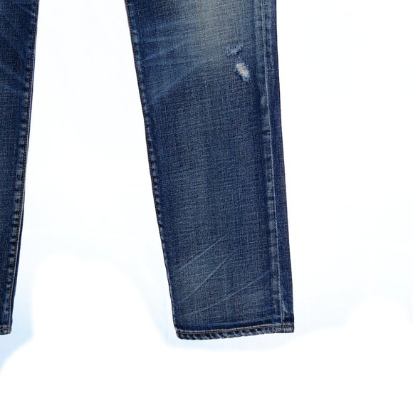 DNKY Dark Wash Distressed Men's Jeans Straight 32x32 - Picture 3 of 9